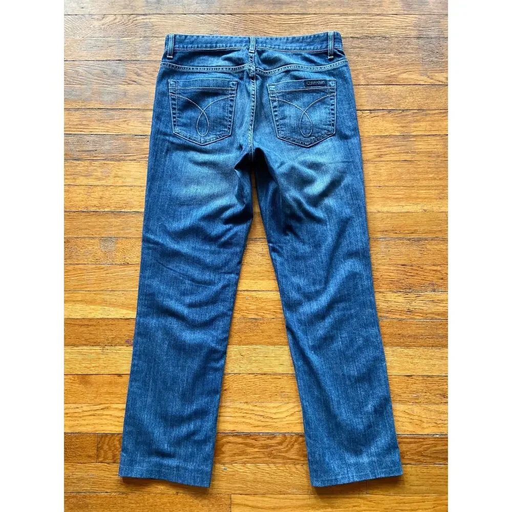 CALVIN KLEIN Mid-Rise Skinny Jeans sz 28/6 (actual 31w)